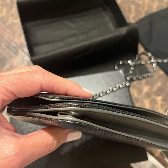 Chanel Wallwt on Chain 45004 Dark Silver - Picture 8 of 13